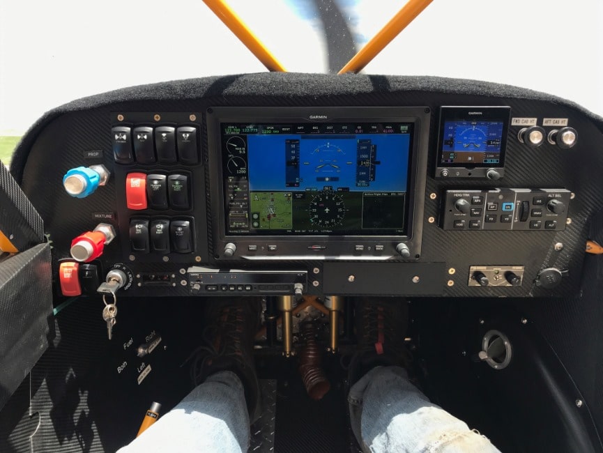 Aircraft mechanic gaining hands-on OJT experience