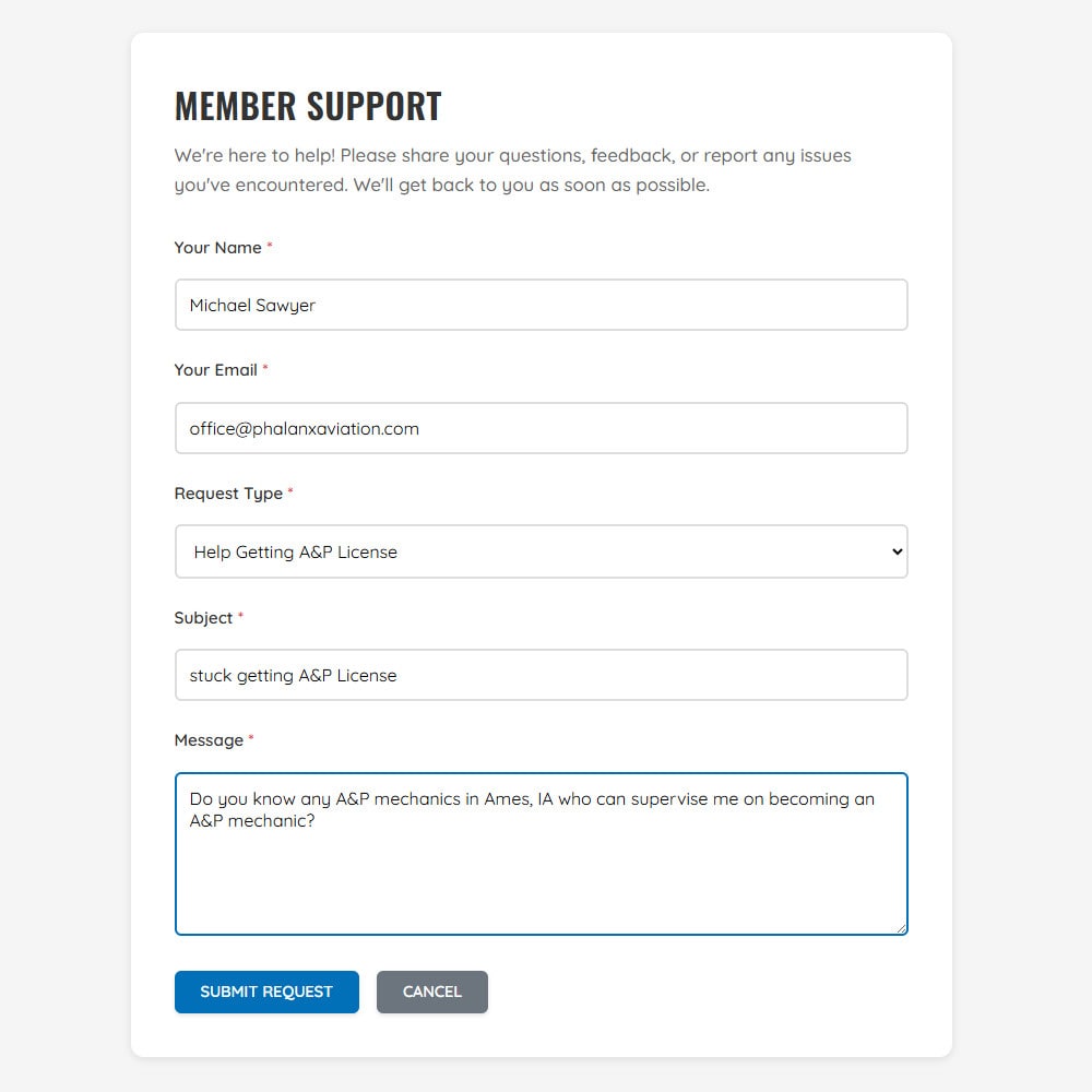Priority Member Support