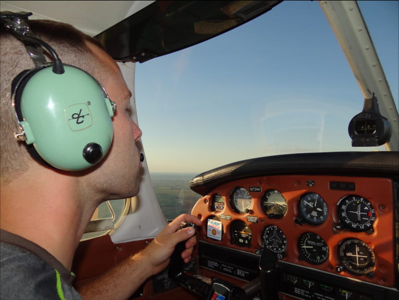 Michael Sawyer flying